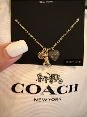 Coach Rexy Collection Gold Necklace